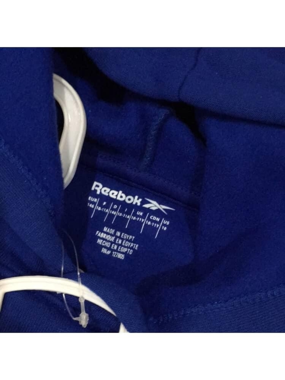 Reebok Kids Royal Blue Hoodie and Jogger Set with Pink Logo - Picture 2 of 12